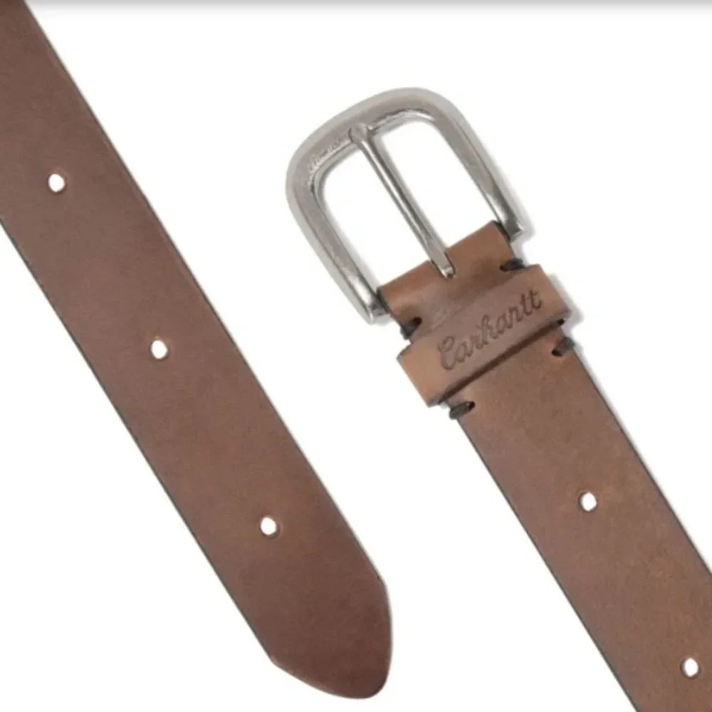 Carhartt Tanned Leather‎ Continuous Belt w/Nickel Roller Finish- Tan